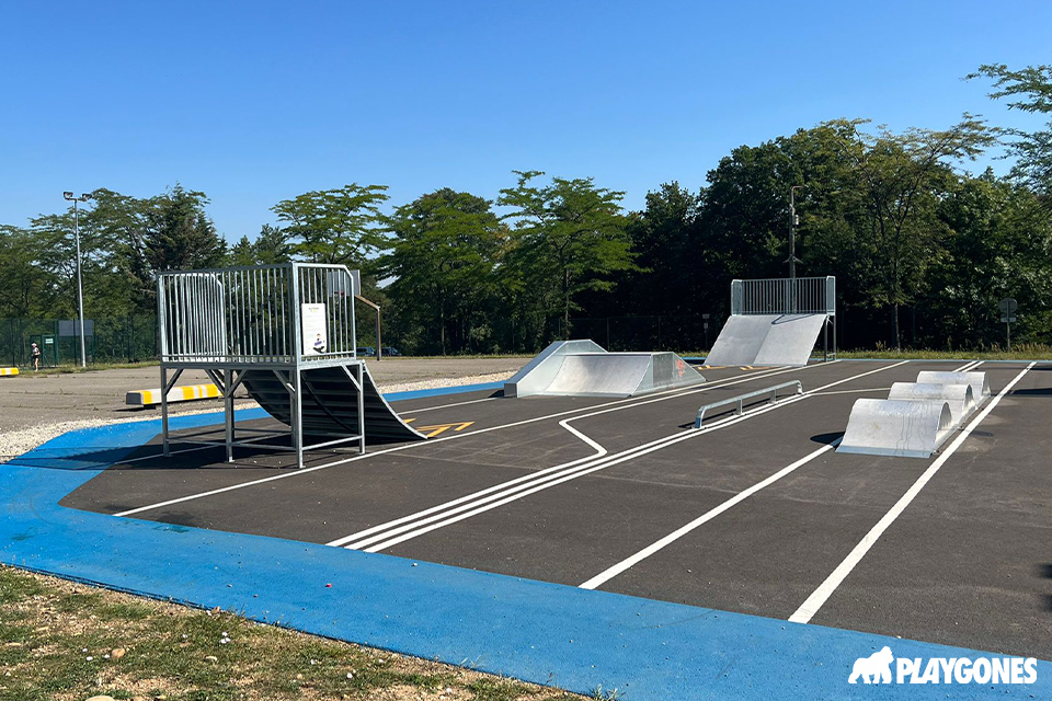 Le skatepark de Ternay un espace de glisse inclusif.